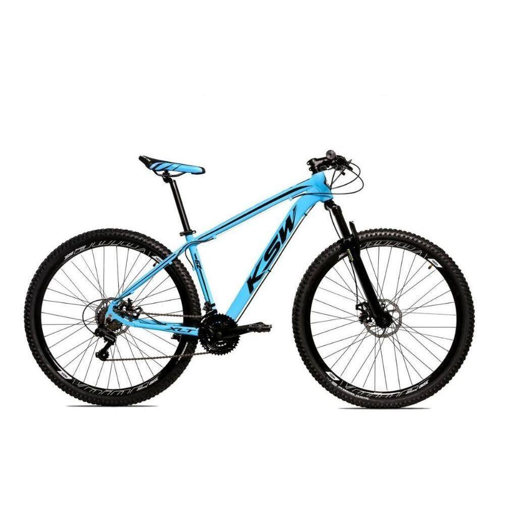 Bicicleta Ksw Xlt Disc M Aro 29 Susp. Dianteira 24 Marchas - Azul/preto