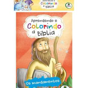 Livro Aprendendo E Colorindo A Bíblia - Kit Com 10 Unidades
