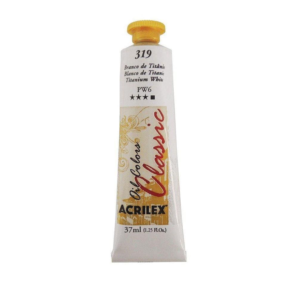 Tinta Óleo Branco De Titanio 37Ml