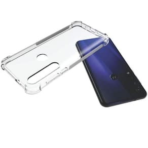 Capinha Silicone Antichoque e Película Vidro Moto G8 Play