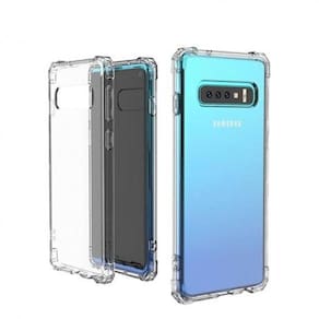 Kit Capinha Silicone Antichoque + Película Vidro 3D Preta Samsung S10 G970F