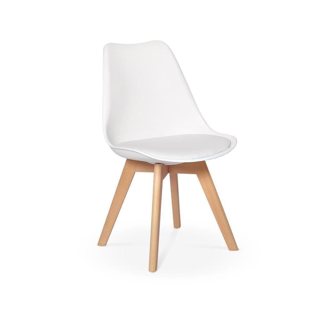 Cadeira Eames Wood Leda Design Branca