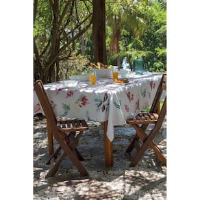 Toalha de Mesa Impermeável Coraly 160cm Redonda Kacyumara