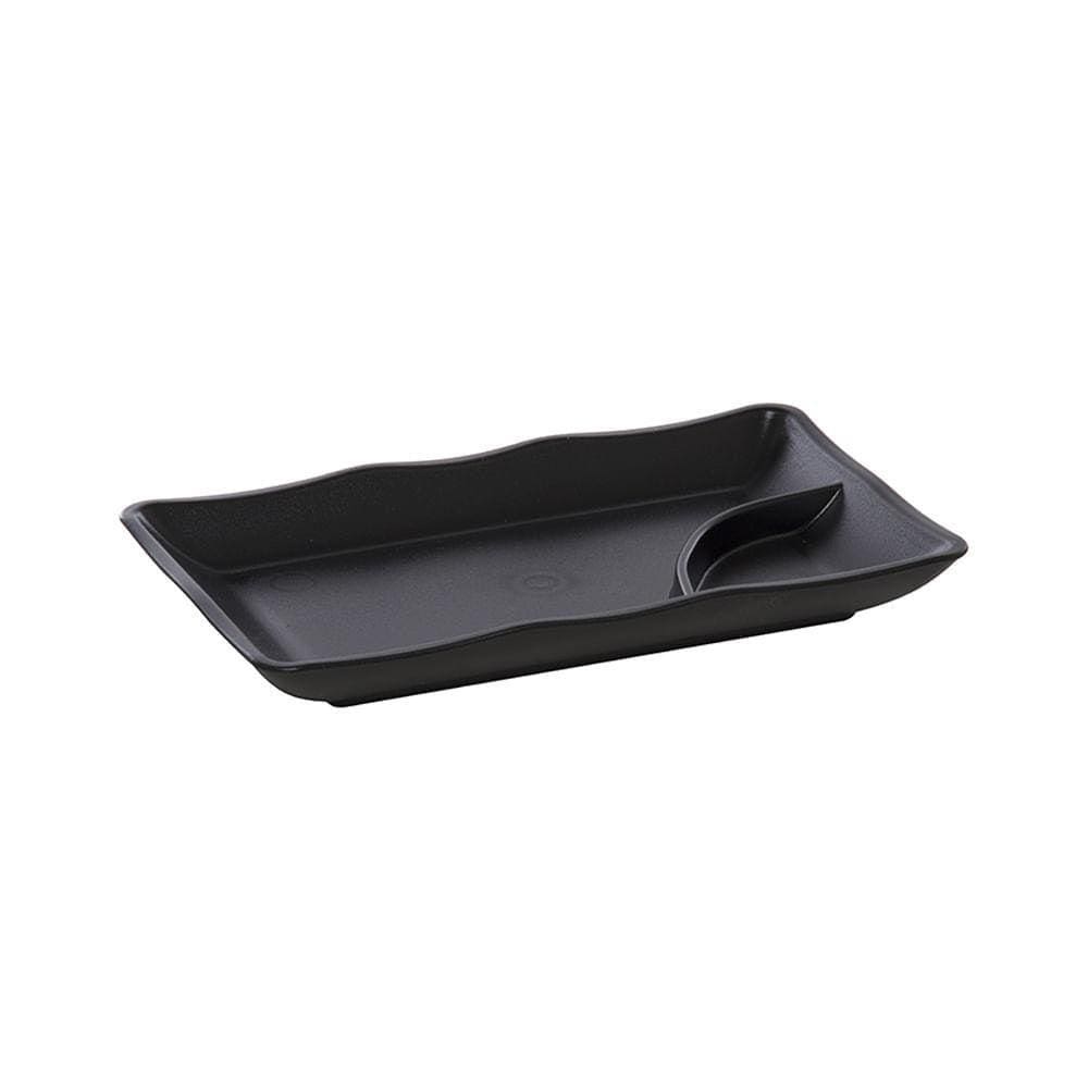 Prato Sushi Vemplast Profissional Cook Policarbonato Preto