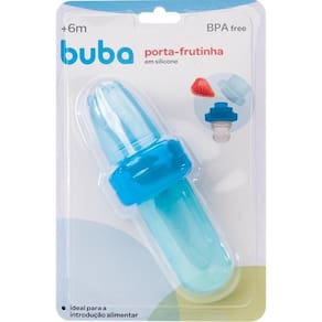 Kit Porta Frutinha e Colher Dosador Azul - Buba