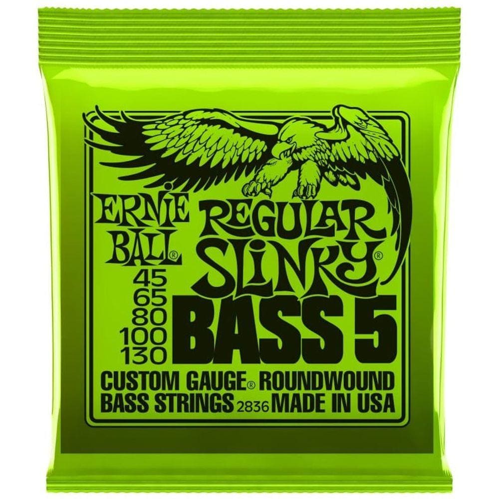 Encordoamento Baixo 5C Ernie Ball Regural Slinky 045.130