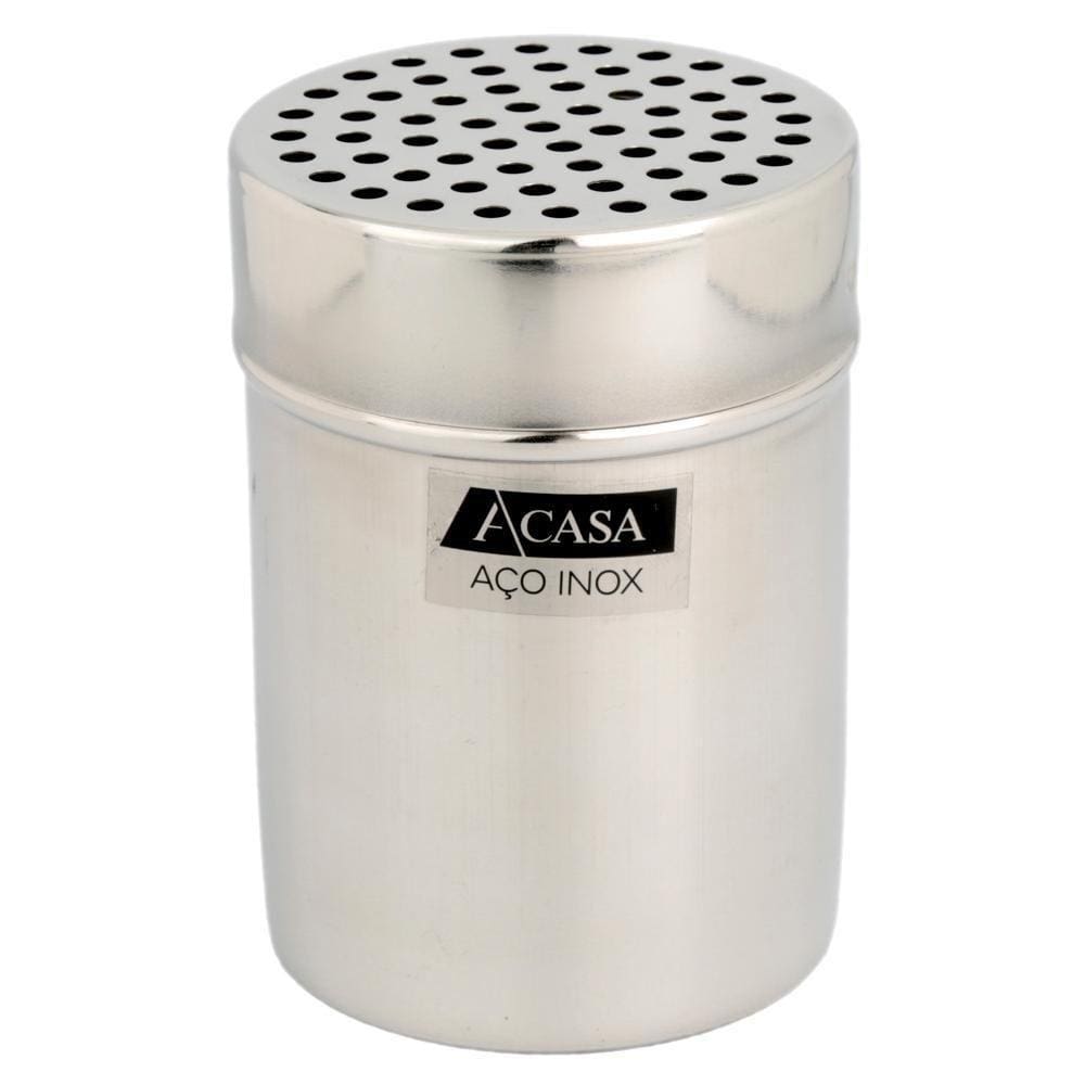 Porta Tempero em Aço Inox - A/CASA