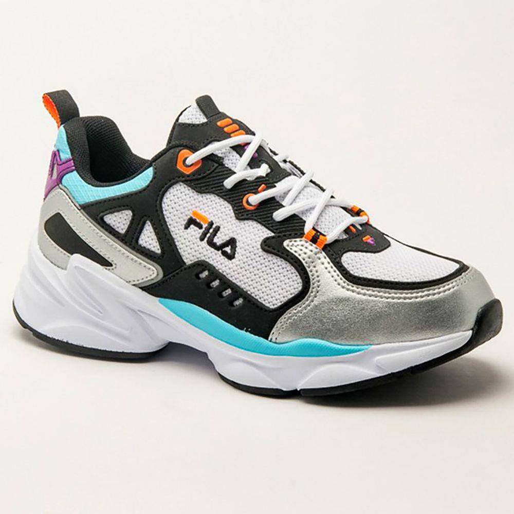 tenis fila couro branco online -