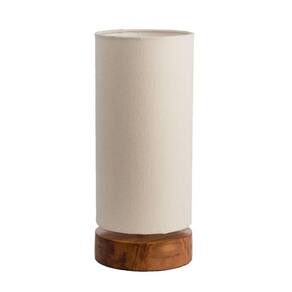 Luminária de Mesa com Base Natural 40W E27 Bivolt Bege Lampdiez