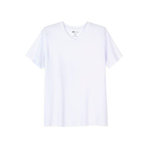 Camiseta Básica Masculina Manga Curta Com Decote V World é boa?