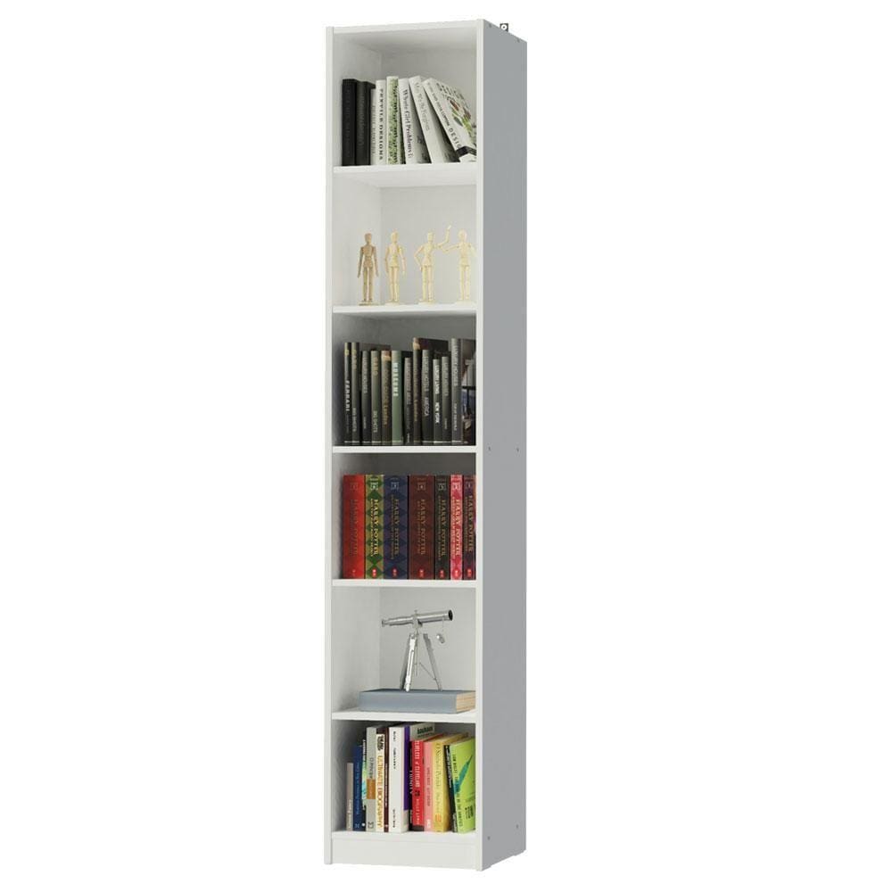 Estante Livreiro Madesa 6906 com 6 Nichos - Branco