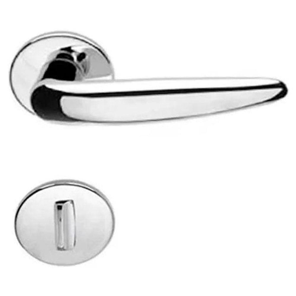 Fechadura Vert2 55Mm 1952 Banheiro Zamak Cromada Imab