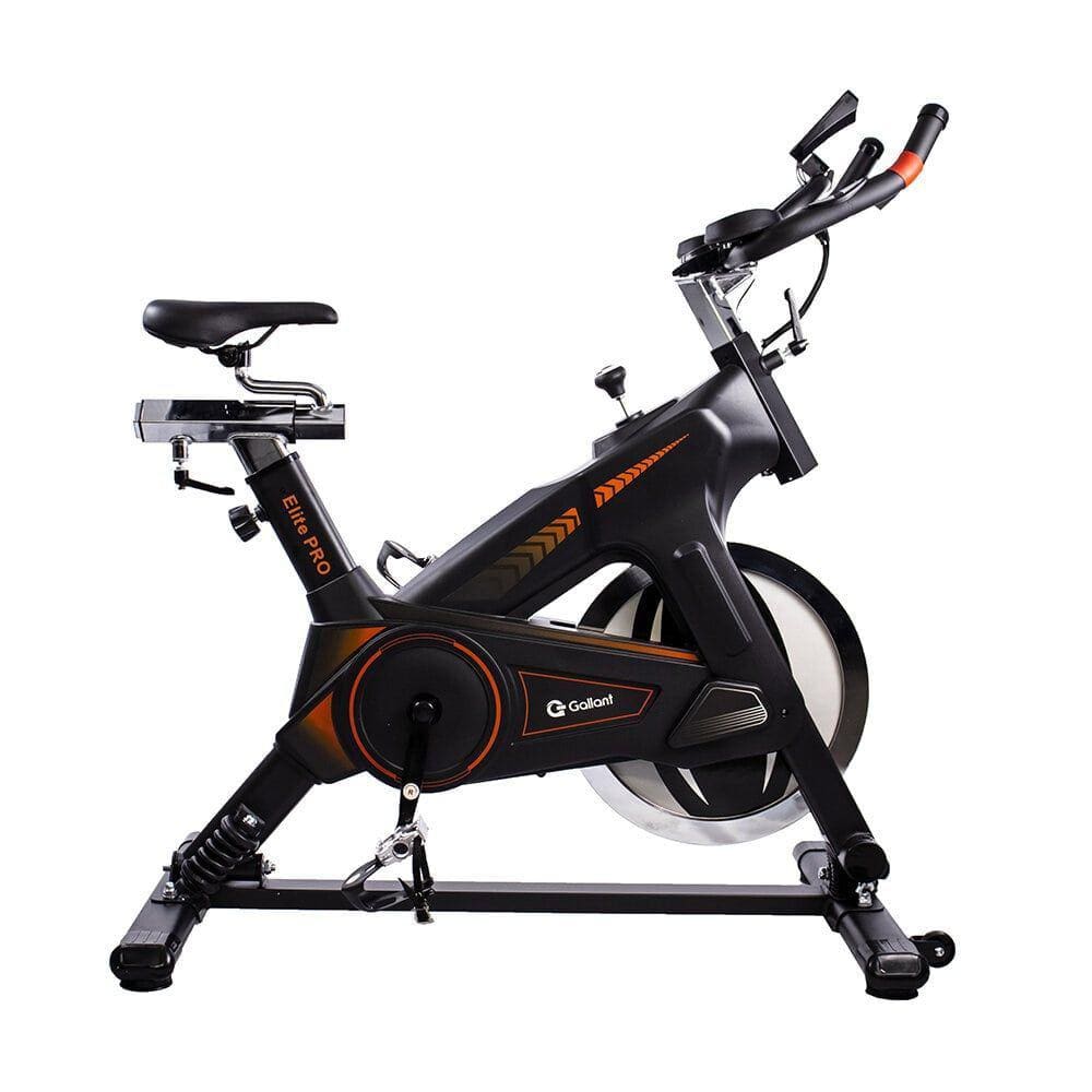 Bicicleta Ergométrica Gallant Elite Pro Spinning Roda de Inércia 18KG até 120KG Mecânica GSB18HBTA-PT