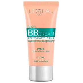 Bb Cream L`oreal Matte 5 Em 1 Clara FPS50 30ml