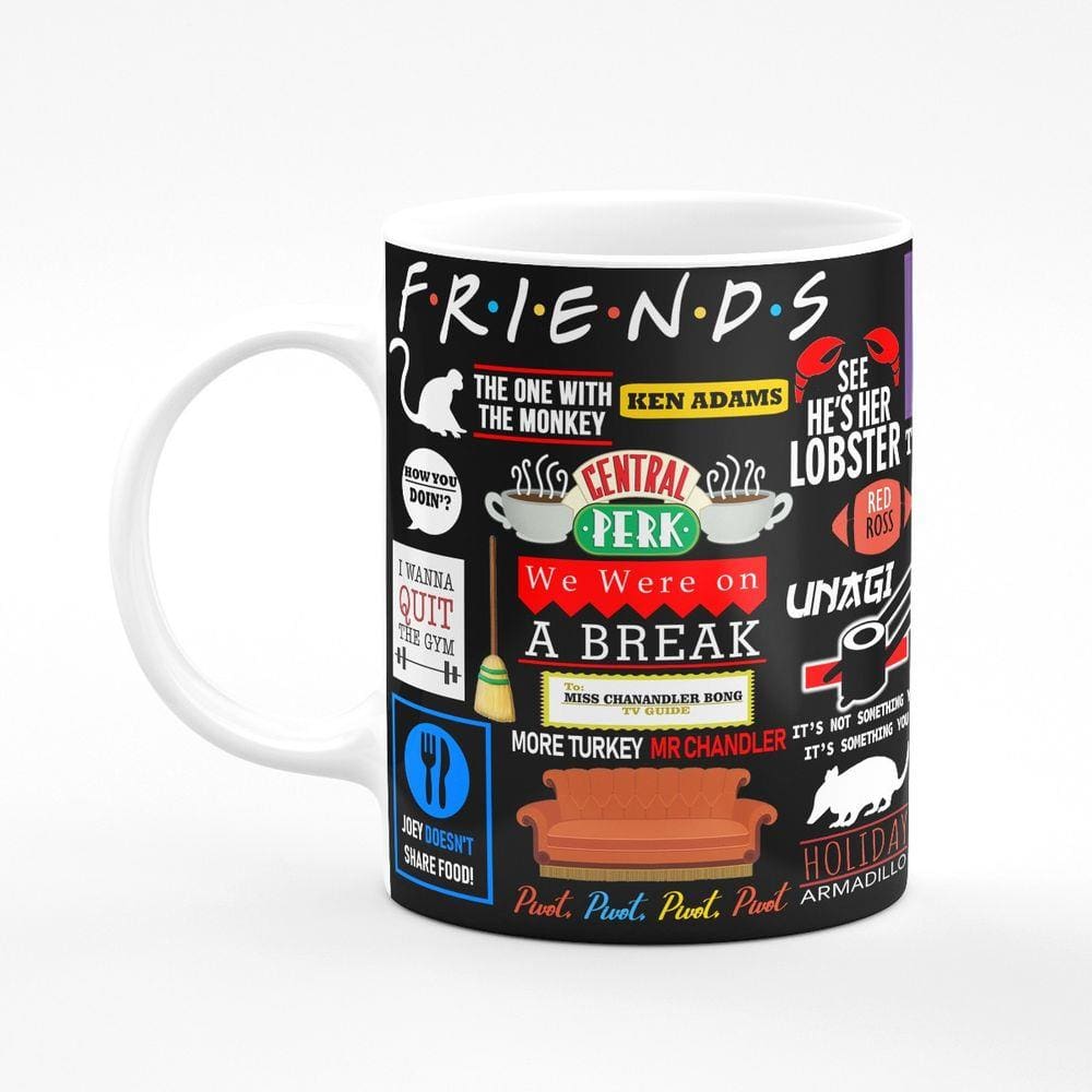 Caneca Friends Icons Moments