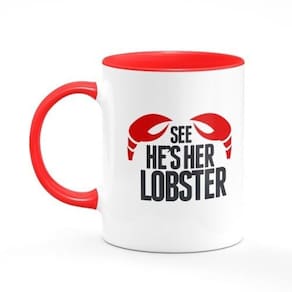 Caneca Friends  - See he`s her Lobster