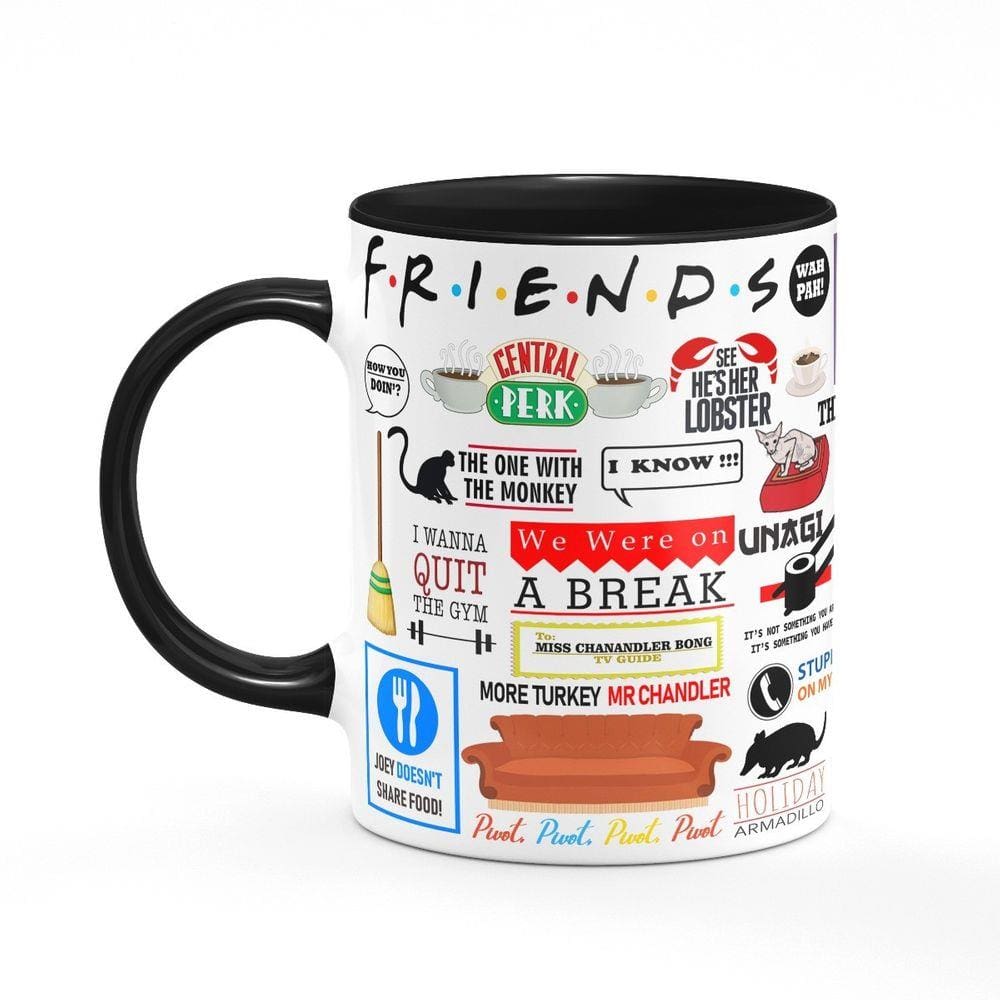 Caneca Friends i-Moments - B-black