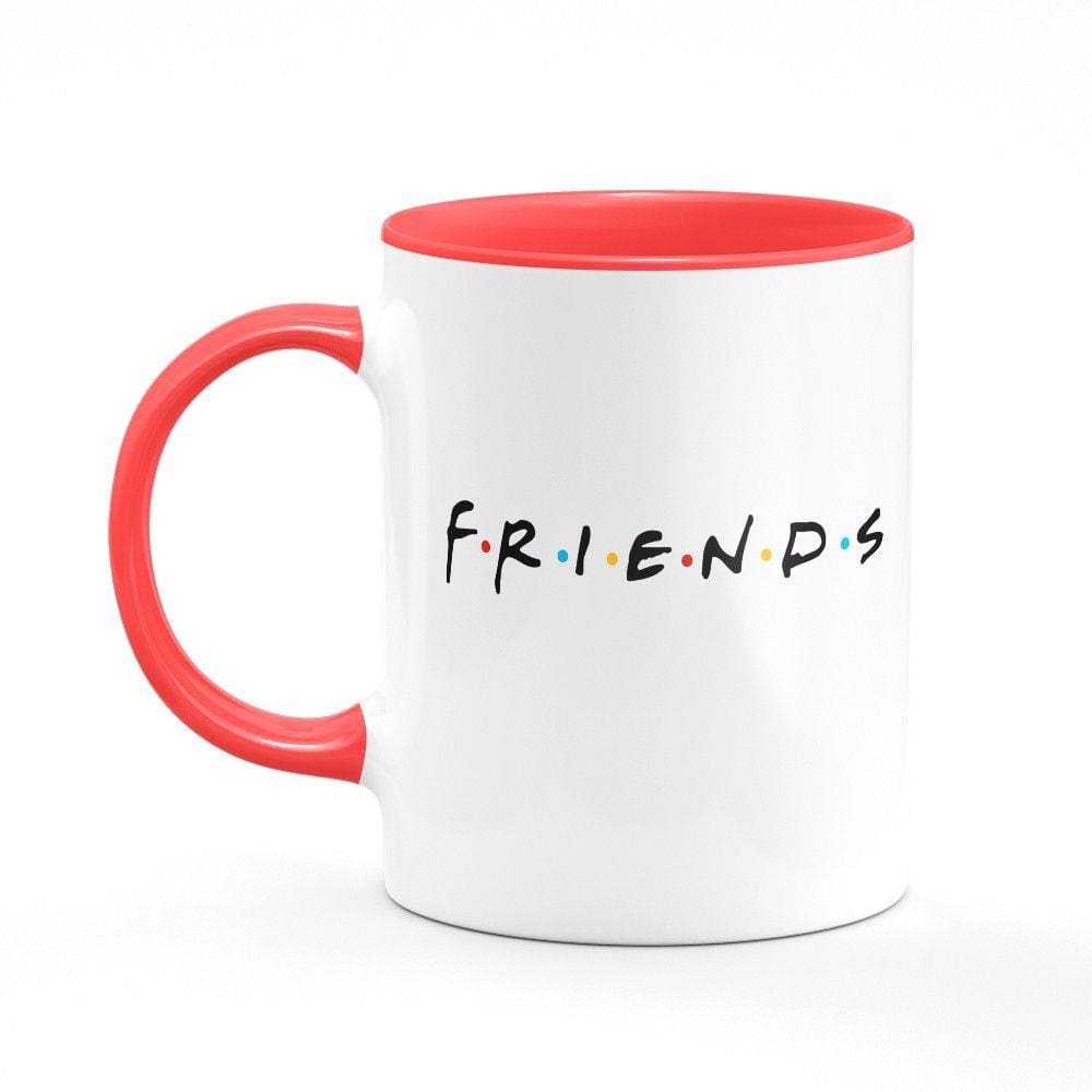 Caneca Friends Logo - B-red