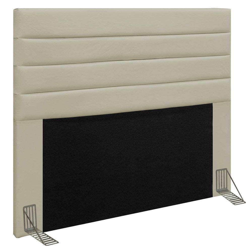 Cabeceira Cama Box Casal 140CM Rubi D10 Corano Bege - Mpozenato