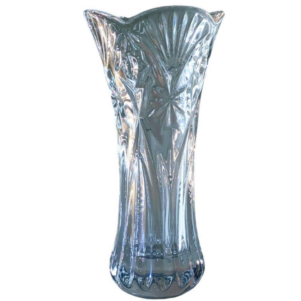 Vaso Decorativo Em Vidro Cristal Para Flores Ou Decoração