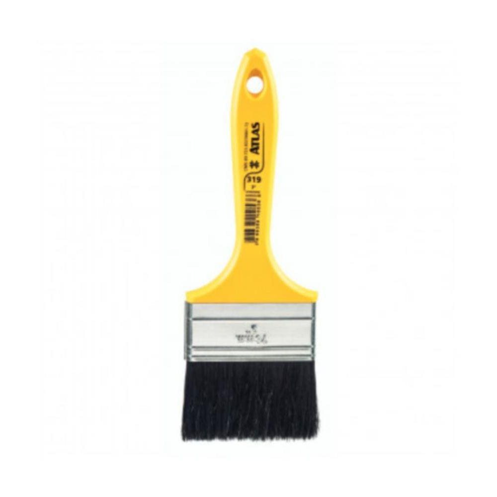 Trincha para Pintura Esmalte e Óleo 3" REF-319/7 Amarelo Atlas
