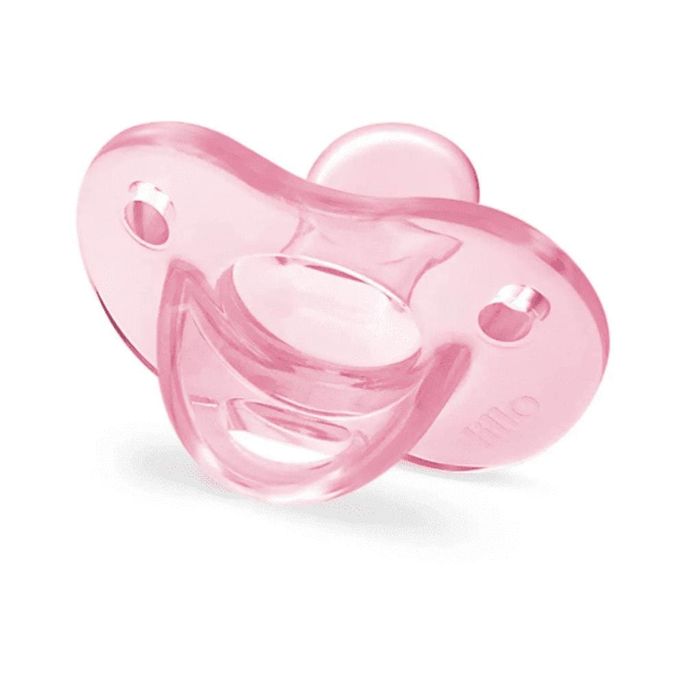 Chupeta Calmante Soft Silicone Rosa Lillo 0m+