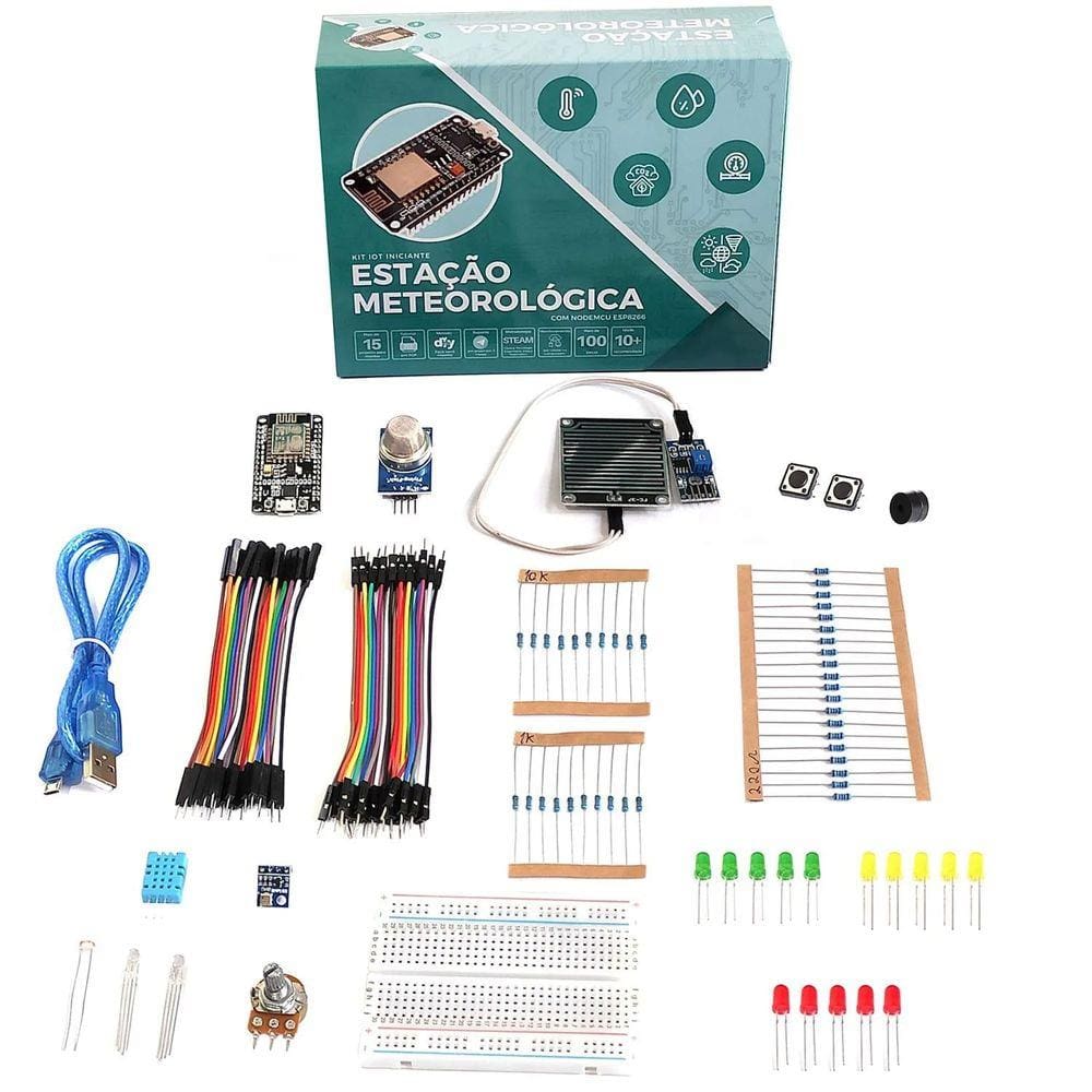 KIT Iniciante Internet das Coisas Construa sua Estação Meteorológica IoT