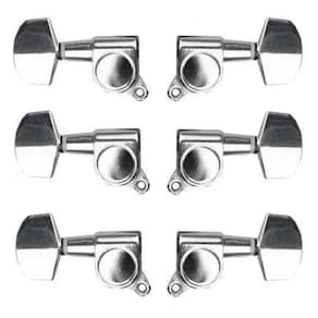 Tarraxa Blindada Para Violão Aço Guitarra 3+3 Custom Sound
