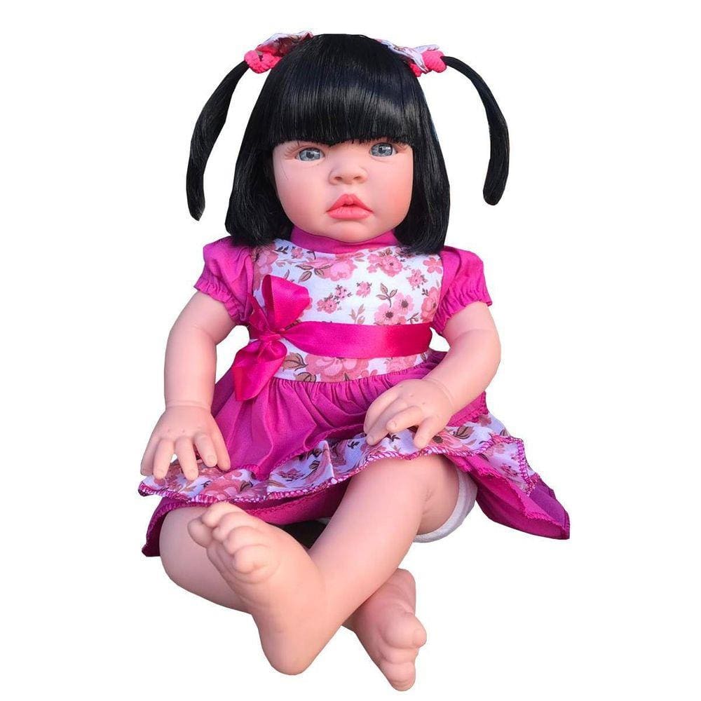 Boneca Baby Kiss Sid-Nyl Morena