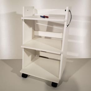 Mesa Aparelhos Odontokart Carrinho Podologia Médico Rodinha