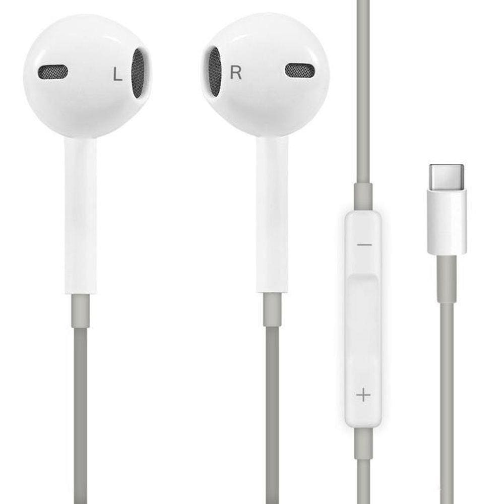 Fone De Ouvido Com Entrada Type C Com Controle E Microfone