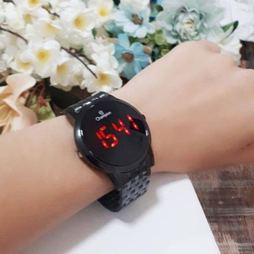 Relógio Digital Led Preto Feminino Champion Ch40099D | Casas Bahia