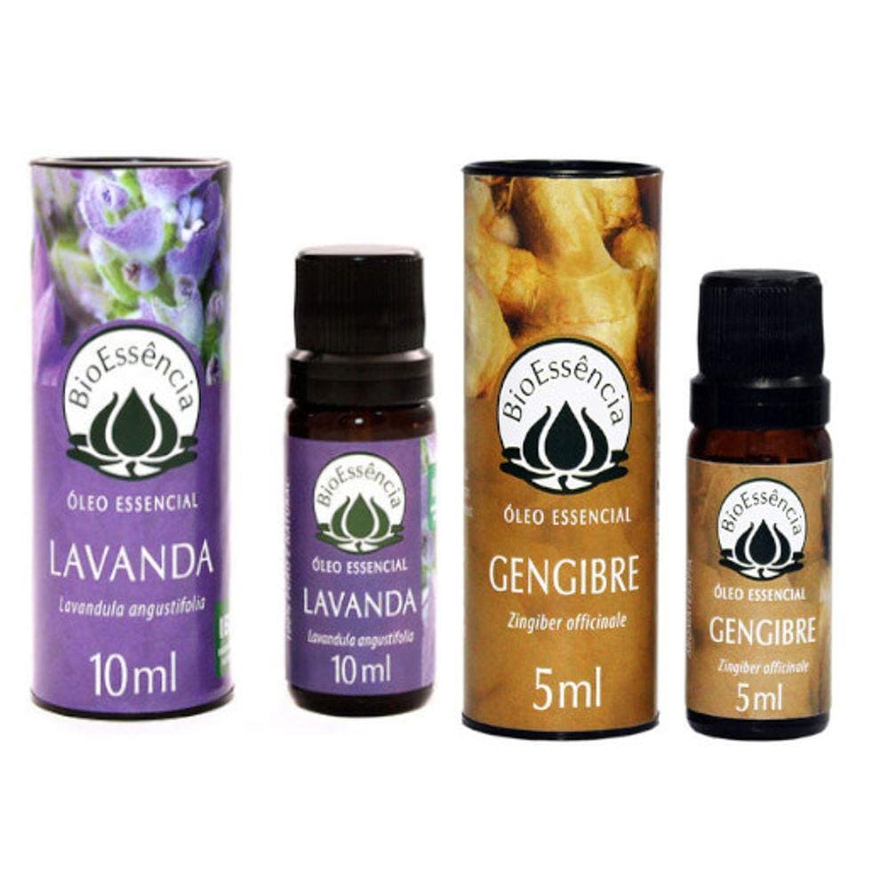 KIT C/2 Óleo Essencial Lavanda E Gengibre - Bioessência