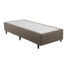 Base Cama Box Solteiro 88cmx188cmx39cm Barry Espresso Móveis Marrom