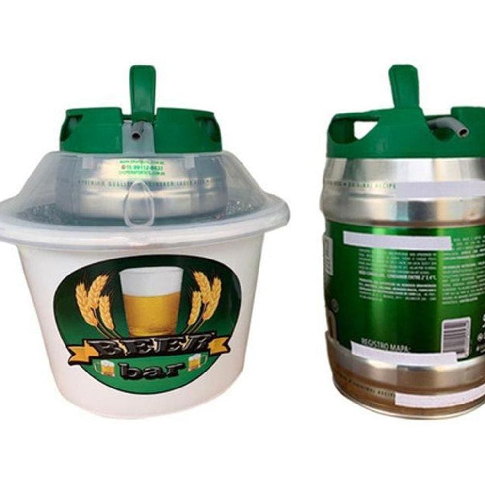 Chopeira Portátil À Gelo Normal Para Barril 5L Tampa Transp