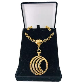 Colar Feminino Desejos Elo Português Grosso 6mm