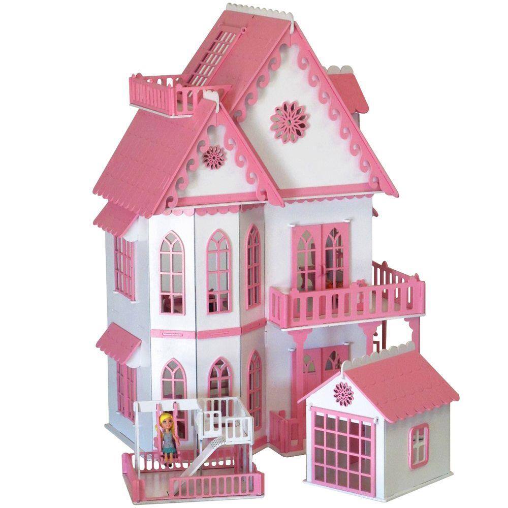 Casa da barbie mdf  Black Friday Casas Bahia