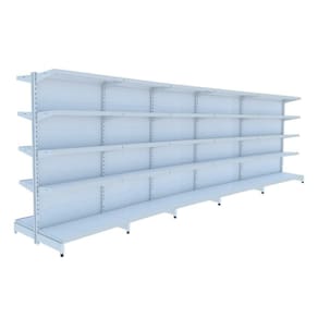 Gondola Centro 170 Amapa Flex Kit 5 Metros Branco SPE