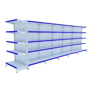 Gondola Centro 170 Amapa Flex Kit 5 Metros 1 Ponta Branco PE