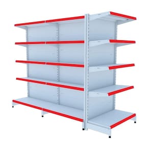 Gondola Centro 170 Amapa Flex Kit 2 Metros 1 Ponta Branco PE