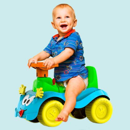 Totokinha Infantil Criança Carrinho Passeio Quadriciclo Modelo Bolinha Para Menino Marca Cardoso Toys é boa?
