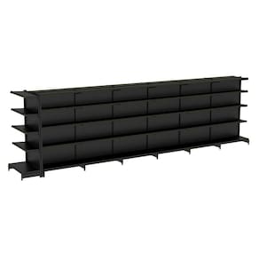 Gondola Centro 170 Amapa Flex Kit 6 Metros 1 Ponta Preto SPE