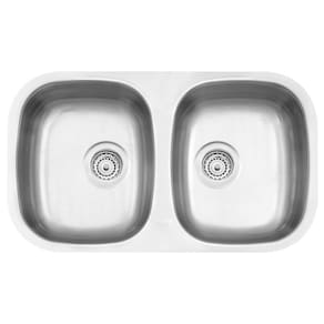 Cuba de Embutir Tramontina Prime Isis 2C 34 BL em Aço Inox Acetinado 76 x 44 cm Tramontina