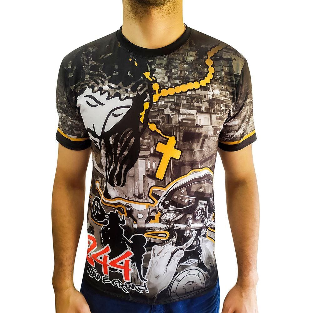 Camisa/camiseta Motos 244 Não É Crime - Grau