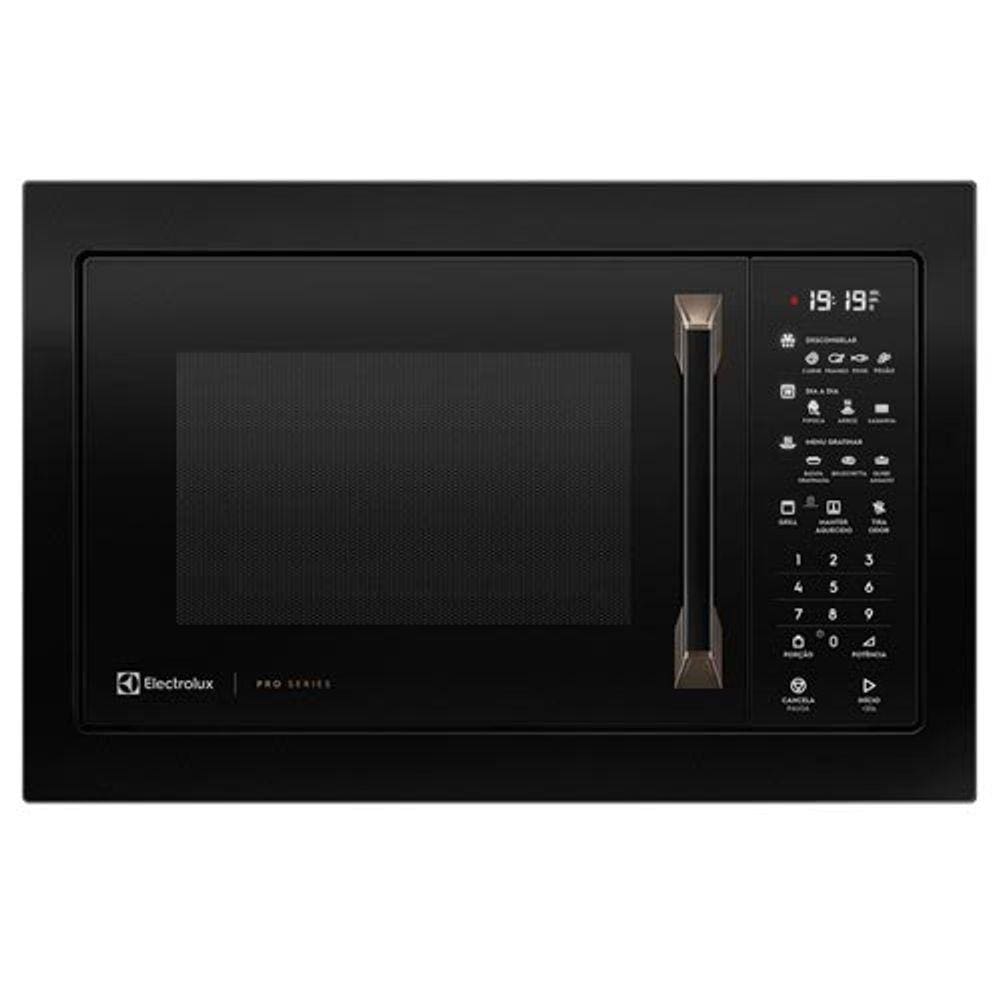 Micro-ondas de Embutir Electrolux Pro Series com 34 Litros de Capacidade e Grill Preto - MV43T