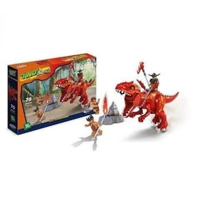 Dino Saga Rex Dominado 70 Peças 03898 Xalingo