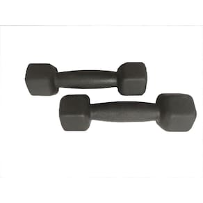 Par de Halter Revestido e Texturizado Ahead Sports 9kg Preto
