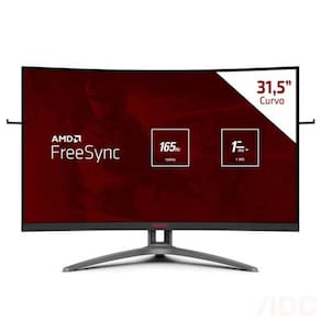 Monitor Gamer 31,5" AOC Agon Curved Widescreen com 300 milhões:1 max de Contraste - AG323FCXE