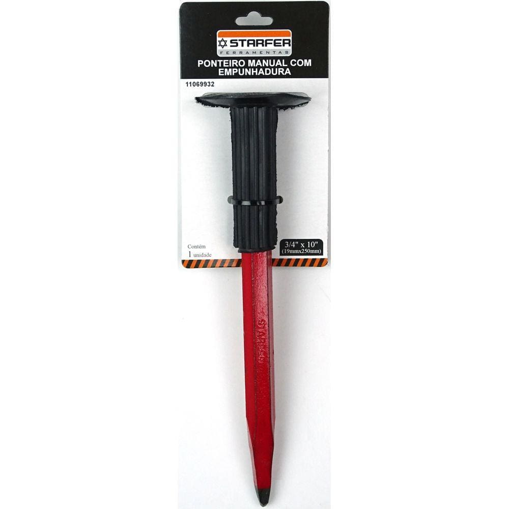 Ponteiro Manual C/ Empunhadura 3/4”x10” Starfer 19mmX250mm