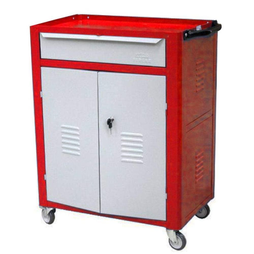 Carrinho para Ferramentas 120 KG Fechado 1 Gaveta Vermelho FERCAR